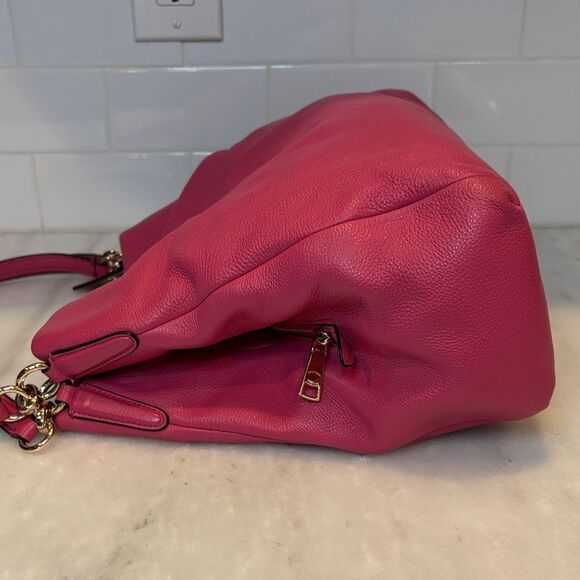 Coach Madison Pebbled Leather Phoebe Hobo Shoulder Bag HTF - Picture 9 of 16